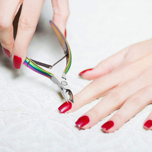 Pince à cuticules Unique à Double ressort pour manucure, à bord pointu de 4.0 pouces, pour enlever les peaux mortes - Product Image 3