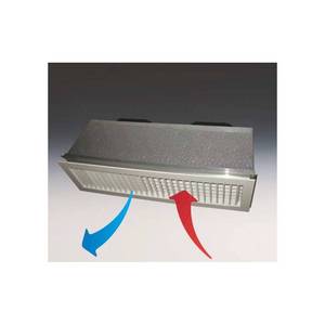 Tecnosystemi Griglie e Registri in Alluminio Verniciato Bianco con Doppio Ugello di Aspirazione e Rilascio - Product Image 2