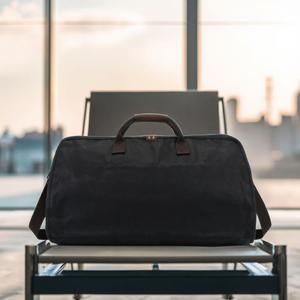 กระเป๋าผ้าแคนวาสแบบพับเก็บได้สำหรับทุกเพศกระเป๋าลำลองและกระเป๋าใส่รองเท้าแบบพกพามีซิปปิด - Product Image 6