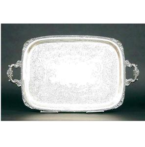 Bandejas para servir de diseño antiguo sin terminar, barra clásica hecha a mano, cerveza, comida decorativa, desayuno, bandeja rectangular para servir, buena personalización - Product Image 1