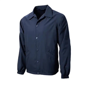 เสื้อโค้ทแขนยาวสไตล์สตรีทผู้ชายเสื้อแจ็คเก็ตโค้ชคอตั้ง - Product Image 1