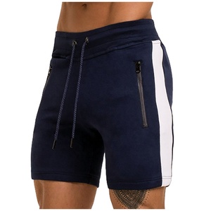 Short confortable en coton pour homme Jogging sportif français en éponge motif solide pour la salle de sport, le fitness et l'entraînement athlétique - Product Image 2
