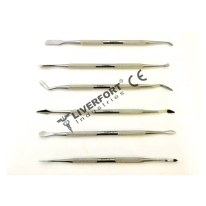 Outils de sculpture de cire bijoux sculpteurs de cire sculpture d'argile en métal, ensemble de sculpteurs 6 pièces Instruments médicaux chirurgicaux dentaires en acier inoxydable - Product Image 1