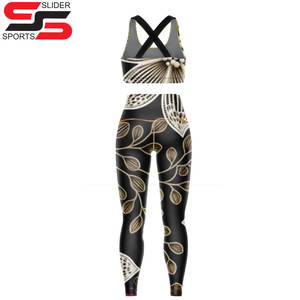 Conjunto de Yoga con estampado de dibujos animados, mallas de cintura alta y Sujetador deportivo para mujer, ropa deportiva transpirable suave, superventas, Colección 2026 - Product Image 2