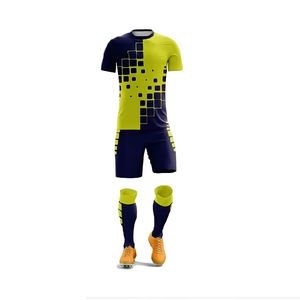 Uniforme de Fútbol para Adultos de Alta Calidad, Material de Poliéster/Algodón, Impresión de Logotipo Personalizado, Sublimación, Nombre del Equipo y Marca Personalizados - Product Image 2
