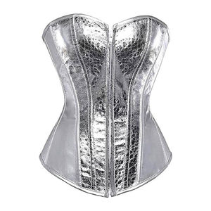 Women's Fashionable Adjustable <b>Lace</b> Fitness <b>Corset</b> Top Breathable Thin Body Shaping Shapewear Customizable Logo Private Label - Product Image 1