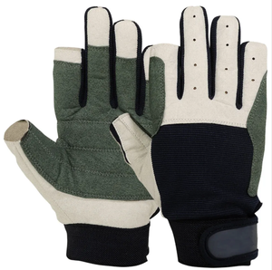 Guantes de navegación de cuero Premium XL Ajuste sin costuras con agarre mejorado Material de goma transpirable Protección de flexibilidad inigualable - Product Image 6