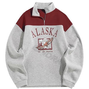 เสื้อสเวตเตอร์มีฮู้ดสำหรับผู้ชายสีพื้น280gsm หลวมคอลเล็คชั่นฤดูหนาวฤดูใบไม้ผลิ2024 - Product Image 1