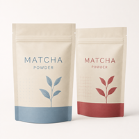 Sachet Doypack Personnalisé en Mylar pour Poudre de Matcha, Anti-humidité, Qualité Alimentaire, Emballage Souple pour Aliments pour Animaux et Chewing-gums
