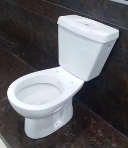 Date indien deux pièces en céramique placard à eau toilette WC bas prix lavage rond siège conception en gros produits sanitaires produits - Product Image 6