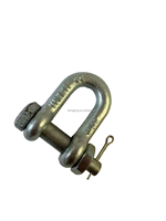 Manille de sécurité 2150 pour opérations de grue, en acier allié, forme en D, mesure impériale, levages critiques, forgée à froid, manille de chaîne 2