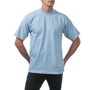 Camiseta de manga corta extragrande de algodón orgánico 100% para hombre - Product Image 4