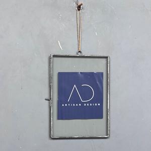 <b>Picture</b> <b>frame</b> Hanging photo <b>frame</b> vertical shape with grey finish - Product Image 3