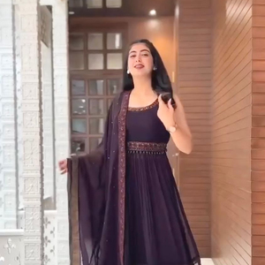 Traje de boda de narkali para mujer, ropa de fiesta de Ndian akistani, venta al por mayor - Product Image 1