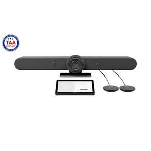 Caméra de visioconférence tout-en-un Logitechs Rally Bar 4K Ultra HD de qualité supérieure avec contrôleur tactile Cat5e de 10,1 pouces - Product Image 3