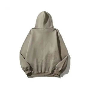 Pull-over à capuche d'hiver décontracté pour hommes, tailles XL à 6XL, polaire haute, unique pour col à capuche doublé de tissu solide imprimé bouffant - Product Image 2