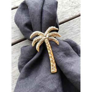 แหวนผ้าเช็ดปากรูปต้นปาล์มทำจากทองเหลืองหล่อสำหรับงานแต่งงานเดือนรอมฎอนแหวนโลหะสำหรับตกแต่ง - Product Image 1