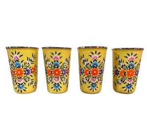 Hand Painted <b>Glass</b> Stainless Steel With Premium Style Modern Design Look for Home Kitchenware Bar Use Stainless Steel Tumbler - Product Image 5