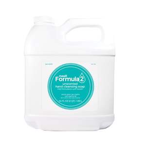 Jabón Líquido Limpiador de Manos Fórmula 2 de 2L al por Mayor con Lanolina Hidratante, Sin Perfume y Sin Color, 2qt - Product Image 1