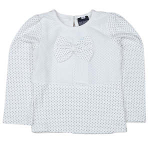 Camiseta de manga larga para niñas - Blanca - Product Image 3