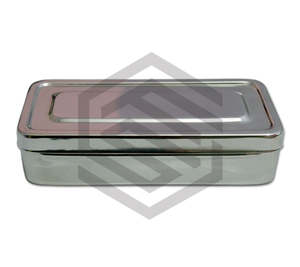 Caja de instrumentos quirúrgicos de acero inoxidable con fuente de alimentación manual para consumibles médicos - Product Image 1