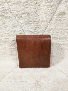 Bolso de Hombro Estilo Bohemio Marroquí para Mujer con Patrón Geométrico, Cuero Natural, Forro de Cuero Genuino, Cierre de Solapa - Product Image 5