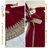 Georgette longue robe à la mode design décontracté très belle combinaison de couleurs avec bas prix vente en gros