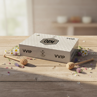 Nouveautés en gros VVIP – Coffrets cadeaux de miel ODM Power Platinum, comprenant 12 sachets de miel aux herbes de luxe