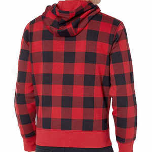 Haute Qualité Coton Polaire Hommes Gym Hoodies Hiver Poche Kangourou Fermeture Éclair En Gros Personnalisé Imprimé Solide Motif - Product Image 2