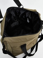 Tas Duffel Perjalanan Ringan Bahan Nylon Logo Kustom, Kapasitas Besar, Tas Gym Akhir Pekan, Tahan Air, Produsen OEM ODM
