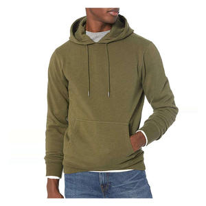 Sweats à capuche en molleton de coton épais pour hommes avec techniques d'impression bouffante Vente en gros unisexe - Product Image 5