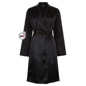 Peignoir en satin de soie 100% personnalisé pour femmes Robes de luxe Spa Home Robe de nuit en satin de soie glacée de haute qualité - Product Image 2