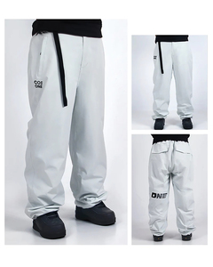 Pantalon de ski 2026 pour homme et femme, coupe ample, coupe-vent, pour sports d'hiver, moto, motoneige et snowboard - Product Image 4