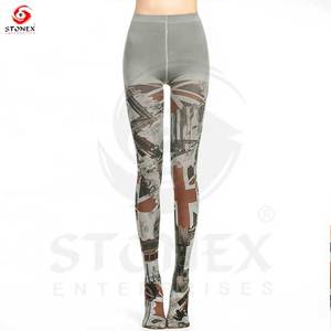 2024 pantalones de Yoga de cintura alta para mujer, mallas de LICRA, bolsillos para teléfono, Control de barriga sin costuras, logotipo personalizado para correr, otros deportes - Product Image 5