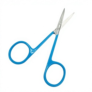 New Arrivals Blue Straight Sharp Stainless Steel Cuticle <b>Nail</b> Scissors Right-Handed Custom Logo Sustainable Beauty Tool Makeup - Product Image 1