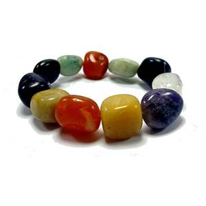 Bracelet de haute qualité indien 7 Chakra dégringolé Bracelet en cristal bijoux en pierres précieuses hommes et femmes cadeau énergie méditation bracelets - Product Image 4