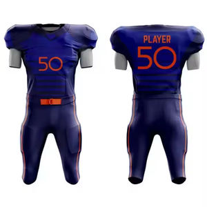 Uniformes de football américain respirants les plus demandés, uniformes de vêtements de sport personnalisés de haute qualité entretenus par OEM, meilleures ventes en gros - Product Image 2