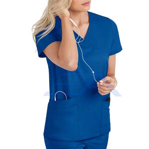 Blusas Médicas Personalizadas 2025 para Mujer, Estilo Cruzado, Ligeras, Duraderas y de Alta Calidad - Product Image 4