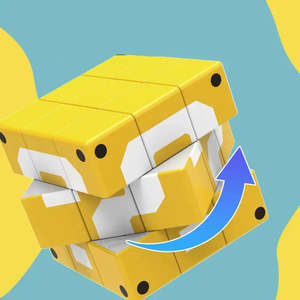 Mario Bloc Point D'Interrogation DIY Magic <b>Cube</b> Packaged in Box - Product Image 5