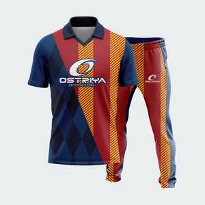2026 Latest Men's Half Sleeve <b>Cricket</b> Shirt and Pants <b>Set</b> Top Seller Full Customized Uniform Adult Sizes With Low MOQ - Product Image 3
