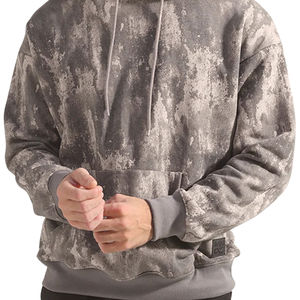 Sudadera con Capucha y Cremallera Completa con Diseño de Píxeles de Moda Urbana MOVETEXTILES, Ajuste Holgado, Logotipo de Diseño Personalizado, Sudaderas para Hombre de la Mejor Calidad - Product Image 4