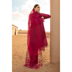 Ensemble de costumes pour femmes Rang Rasiya Premium Embroidered Lawn'24 D-10 Rameen TC-828 - Product Image 4