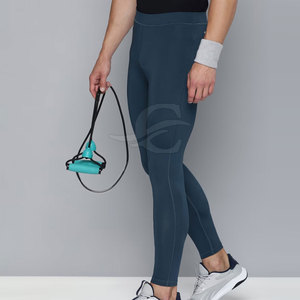 Leggings pour hommes de qualité supérieure, Spandex/Polyester, respirants, taille élastique, fabrication professionnelle, dernier design, personnalisables, complets - Product Image 2