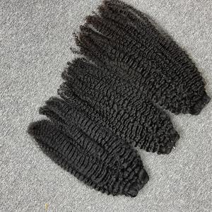 Cabello rizado de la mejor calidad, cabello humano 100%, cabello crudo vietnamita de un donante - Product Image 4