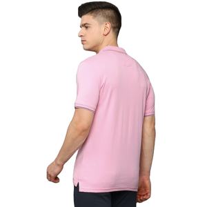 Chemises décontractées pour hommes à manches courtes, grande taille, en coton respirant, anti-boulochage, tricotées, motif uni, brodées, imprimées - Product Image 4