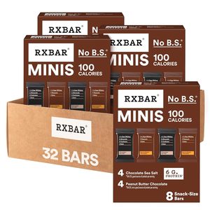 RXBAR Minis <b>Protein</b> Bars, 6g <b>Protein</b>, Gluten Free Snacks, Variety Pack (4 Boxes, 32 Count) - Product Image 5