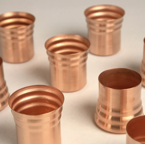 Vaso de Cobre Puro Premium, Ecológico, Reutilizable, Portátil, Diseño Contemporáneo para Todas las Estaciones, Uso en Hogar, Oficina, Restaurante, Hotel - Product Image 3