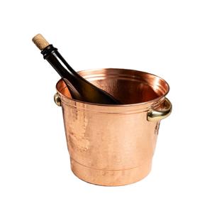 Enfriador de vino antiguo de cobre puro hecho a mano de la mejor tendencia, Enfriador de vino hecho a mano de Metal de forma redonda - Product Image 3