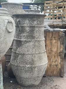 VIETNAM GÉANT FAIT À LA MAIN ANCIENNE ROUILLE ATLANTIS POTS DE JARDIN PLANTEURS VASES EN CÉRAMIQUE POTERIE EXTRA LARGE POUR L'EXTÉRIEUR - Product Image 3