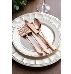 Stainless steel cutlery <b>set</b> <b>silver</b> finished, premium artistry with dazzling brilliance a masterpiece for modern luxury dining - Product Image 5